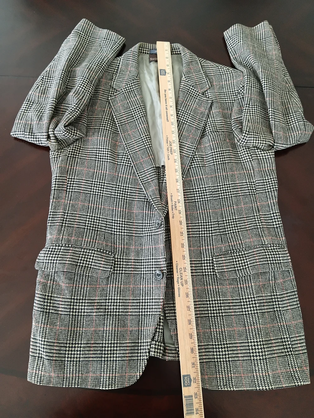 Stanley Blacker Vintage 1970's Men's Tweed 100% Wool Sport Coat Size 40R